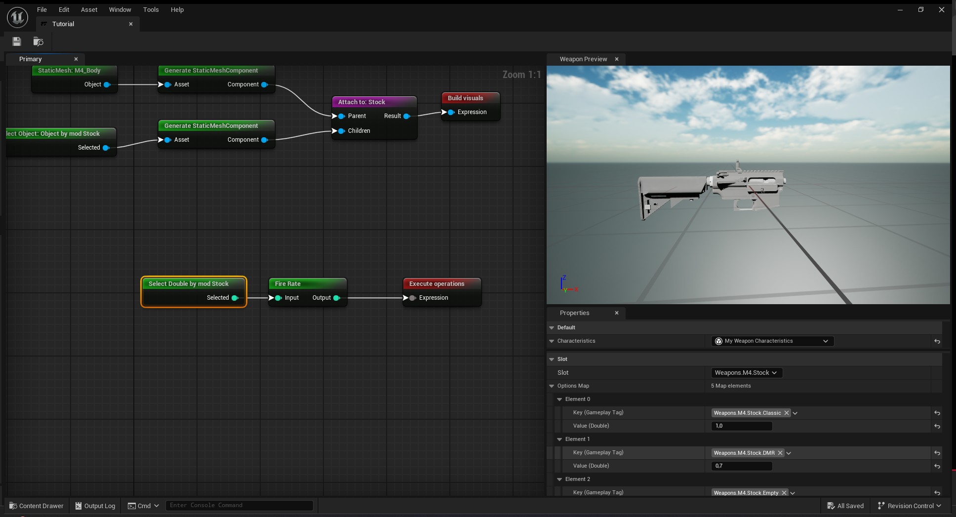 Fire rate modified by weapon attachments